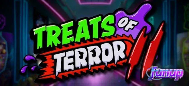 Cena temática de Treats of Terror II com doces assustadores