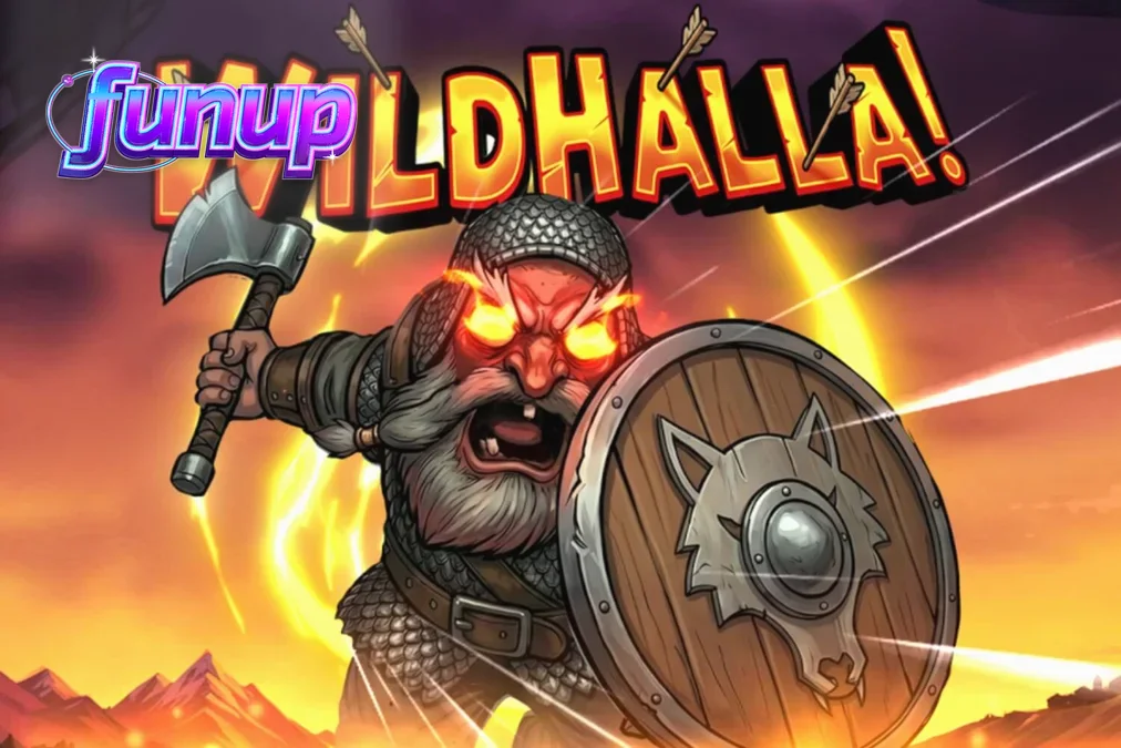 Interface do jogo Wildhalla em um dispositivo móvel